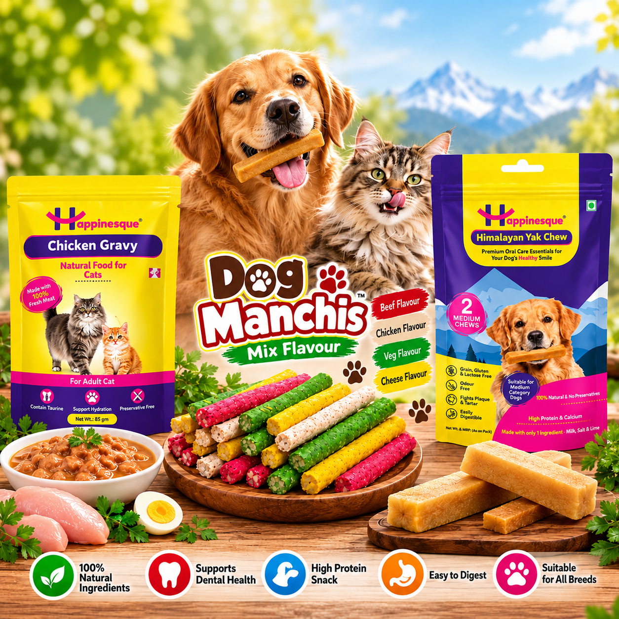Dog & Cat Treats And Gravy