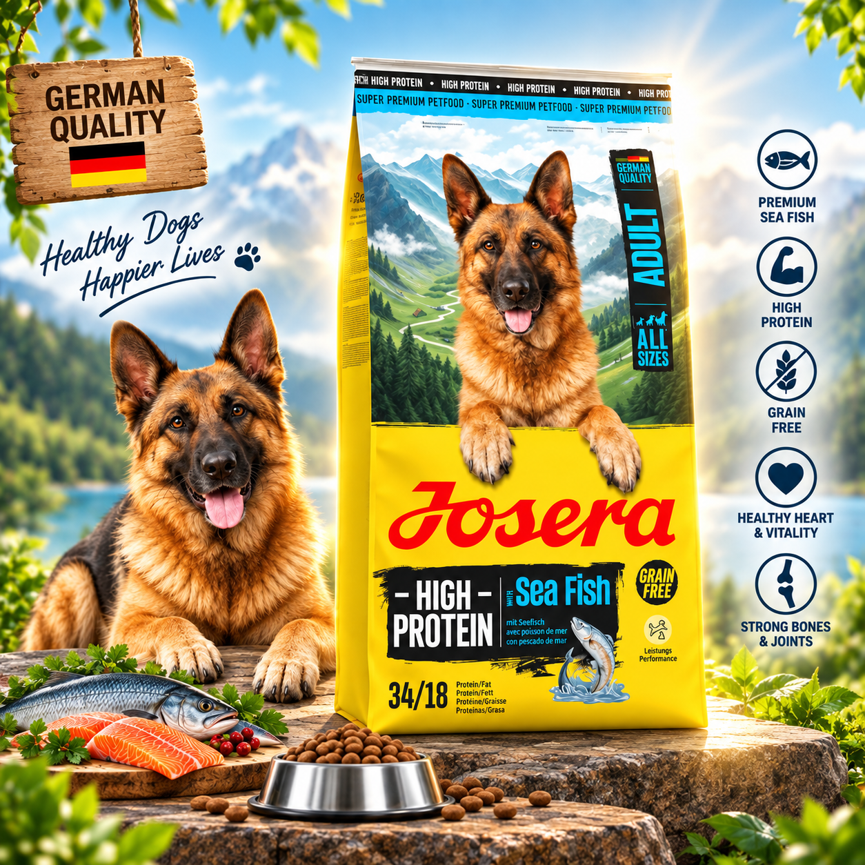 Josera High Protein Sea fish3kg