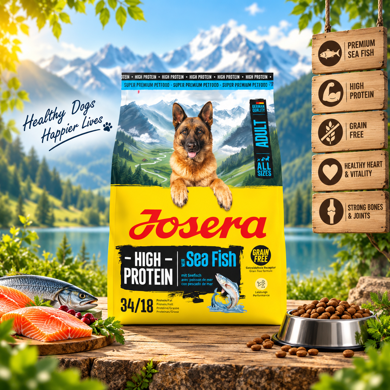 Josera High Protein Sea Fish 900g