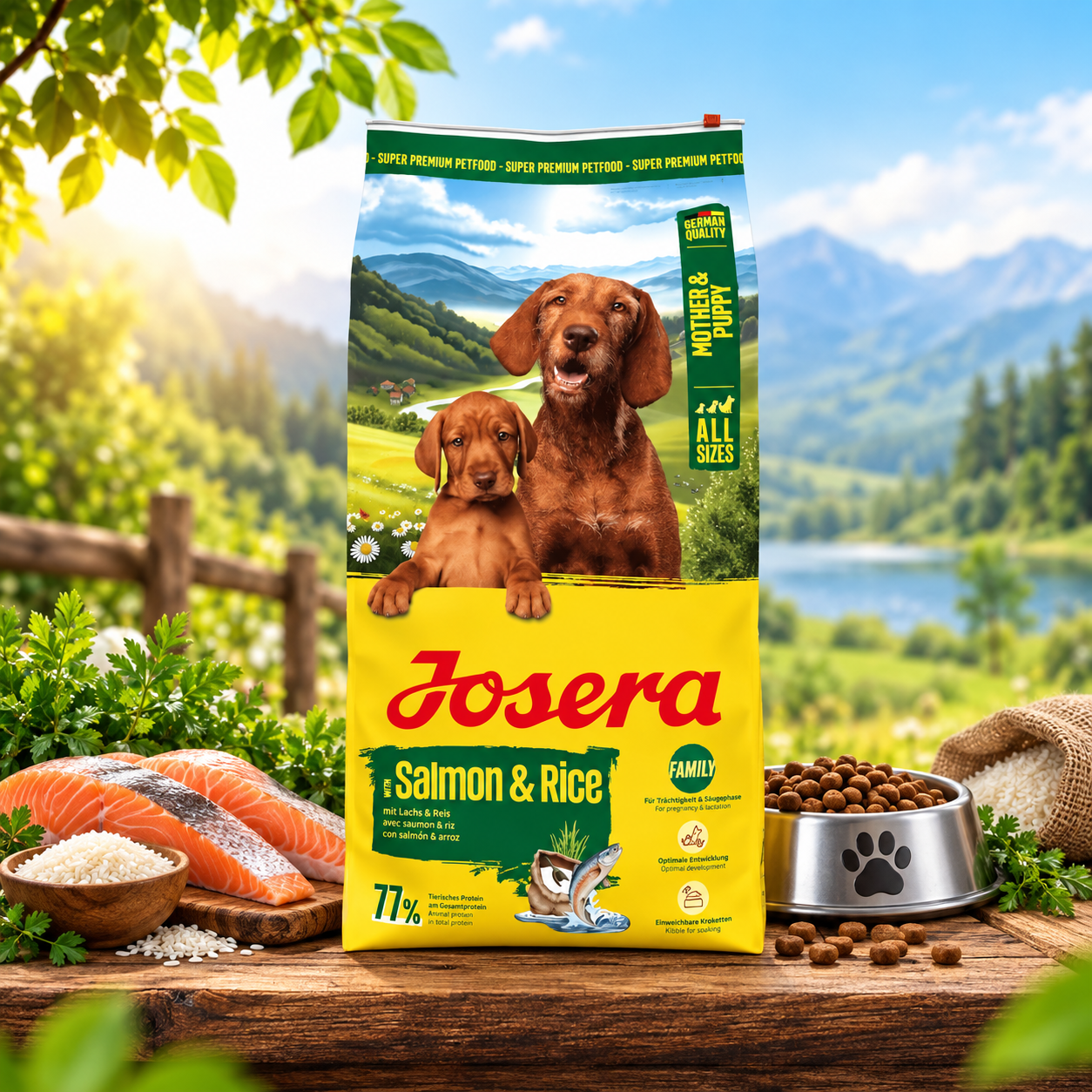 Josera Salmon & Rice Mother & Puppy 3kg
