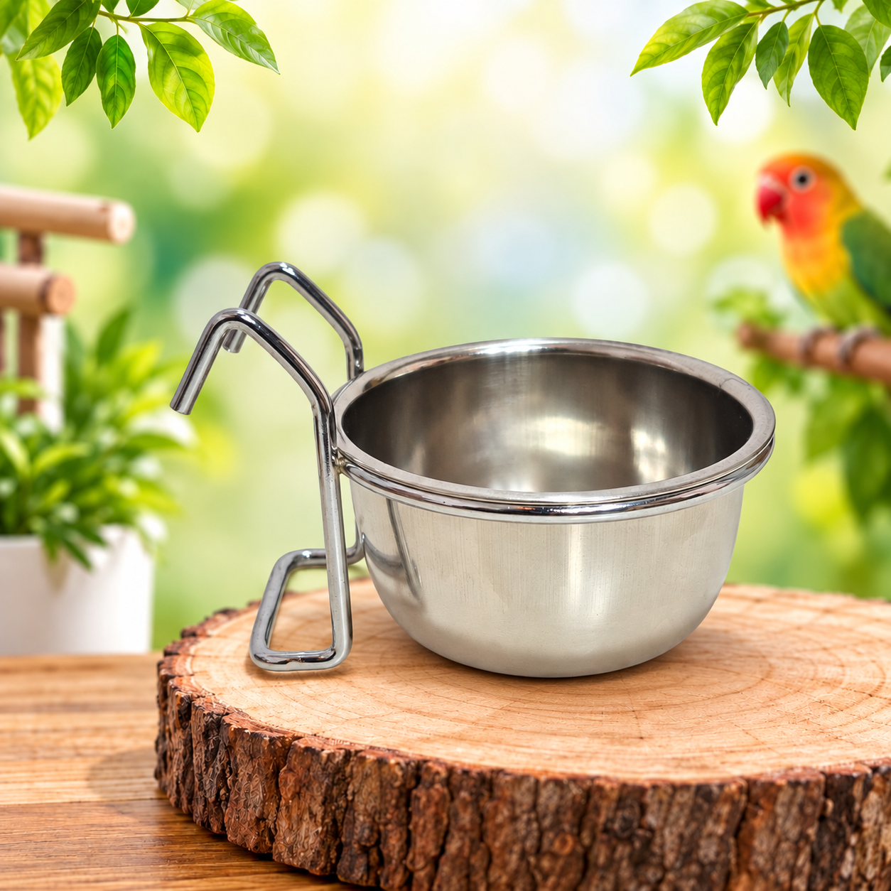 Bird Feeding Hook Bowl 150ML