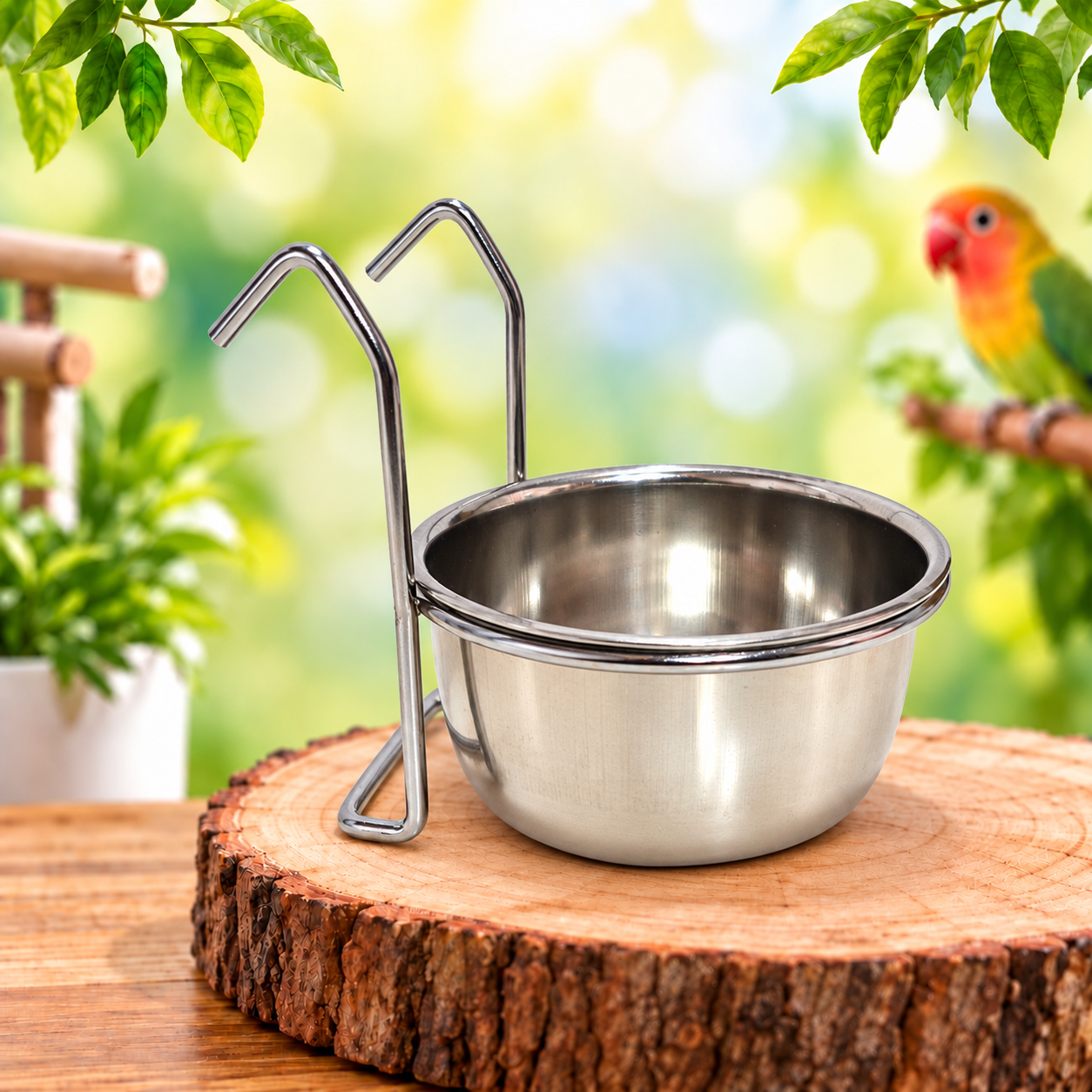Bird Feeding Hook Bowl 280ml