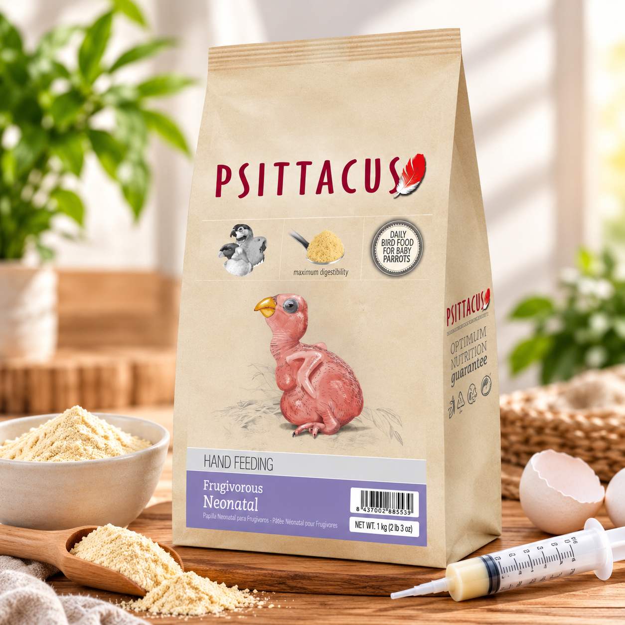 Frugivorous Neonatal HandFeeding 1kg