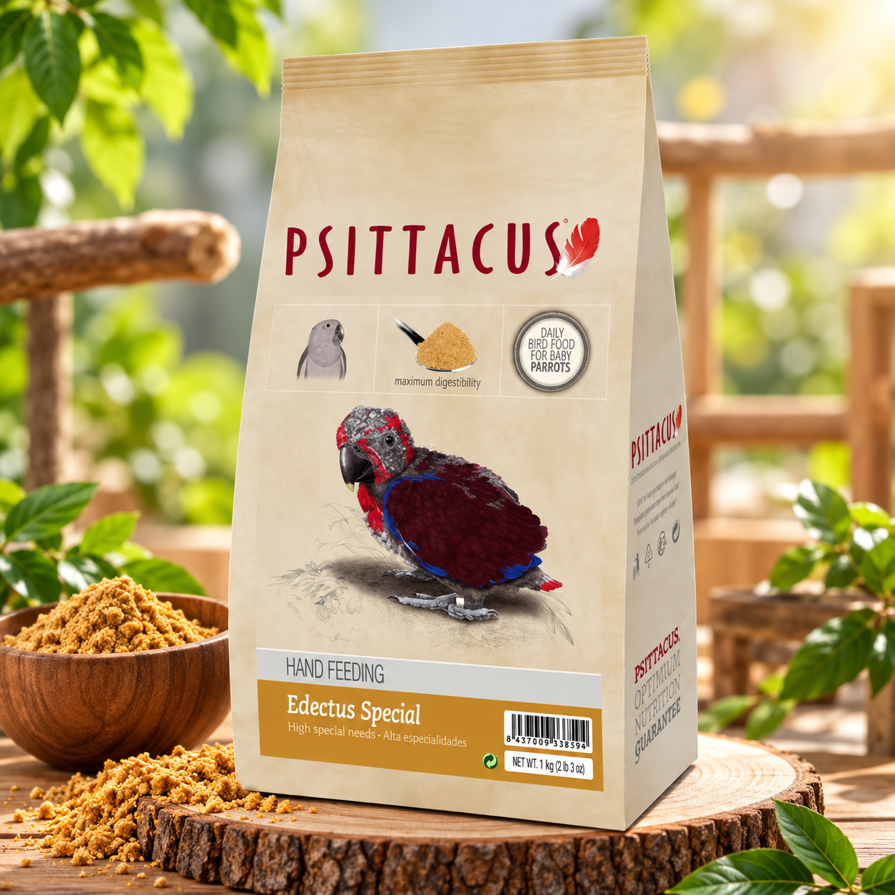 Eclectus Special Hand Feeding