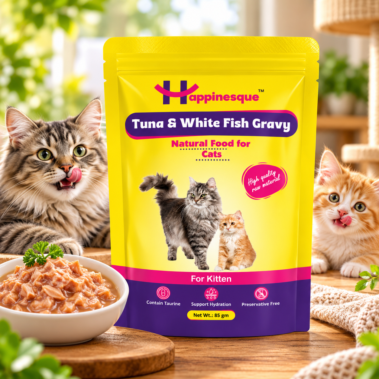 Cat Tuna and White Fish Gravy