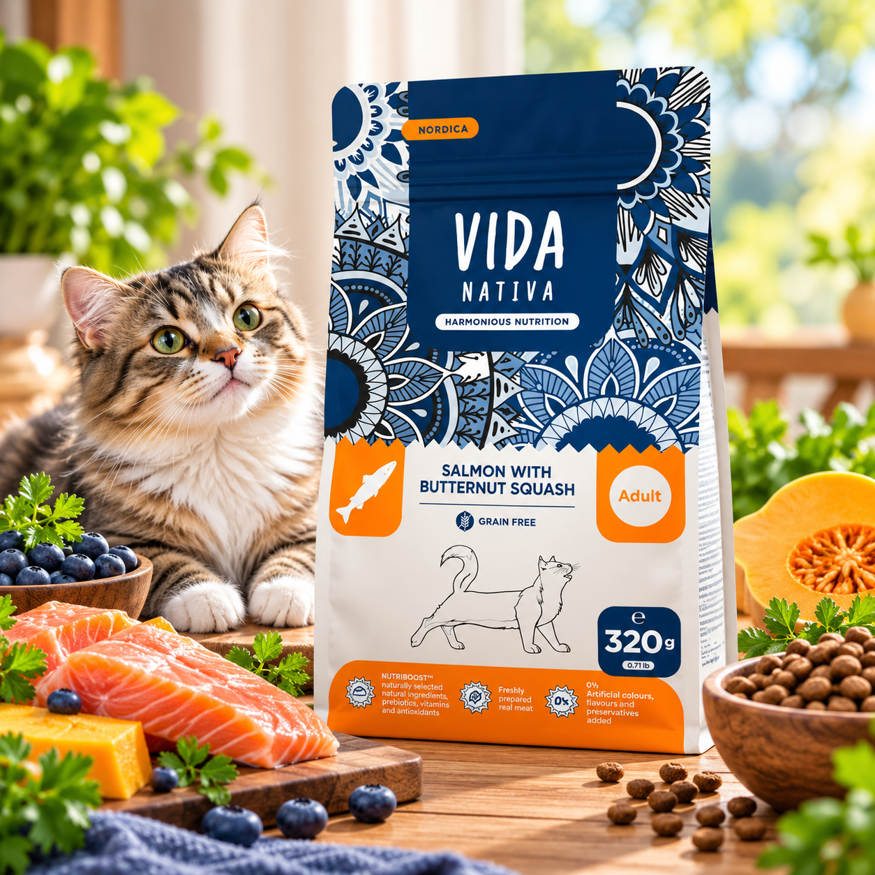 vida Salmon With Butternut Squash