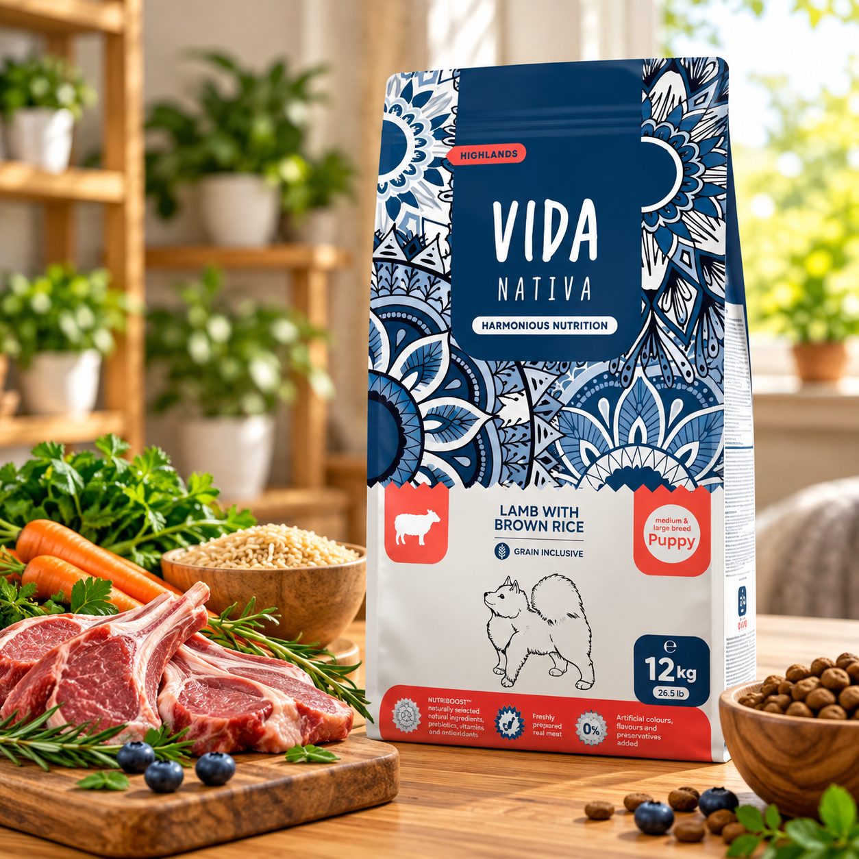 Vida Lamb With Broun Rice 12kg