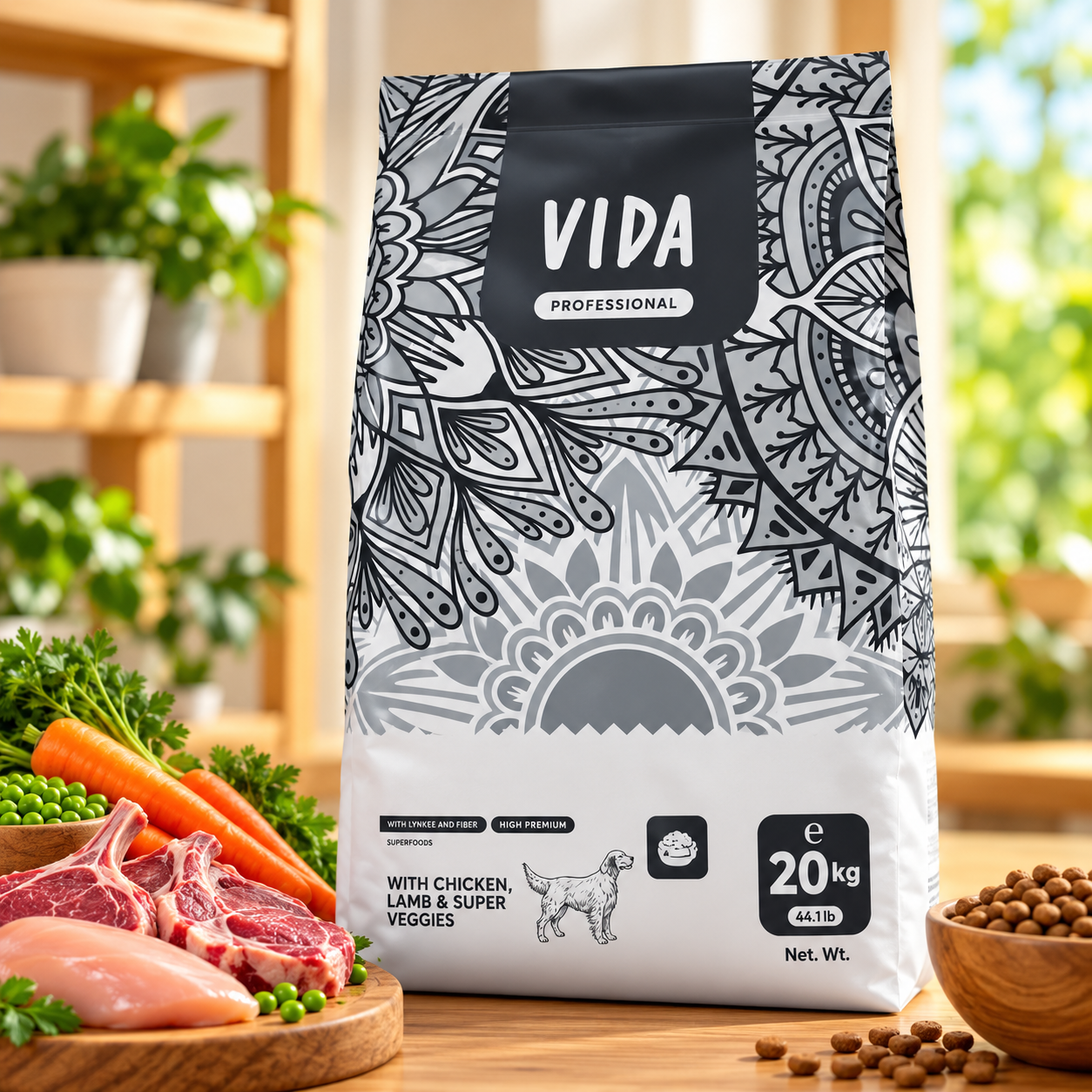 Vida With Chicken,Lamb & Super Veggies 20kg