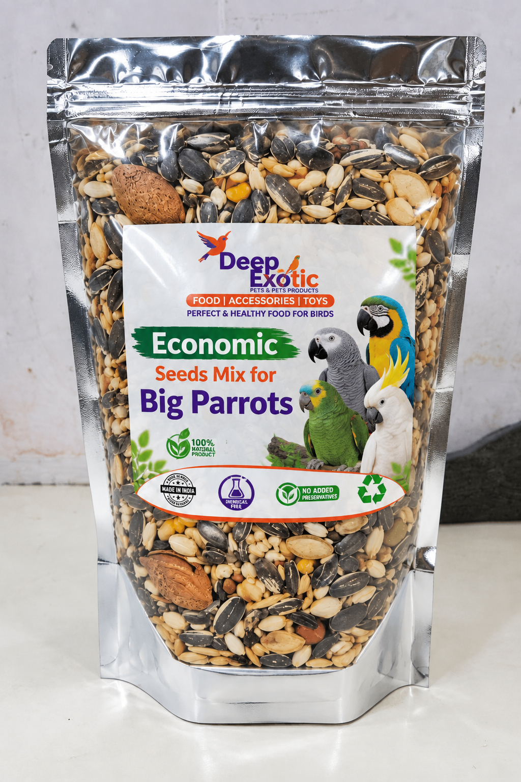 Economic Seed Mix For Big Parrot